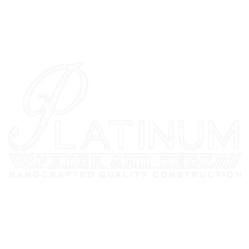 Platinum Fence and Deck white logo